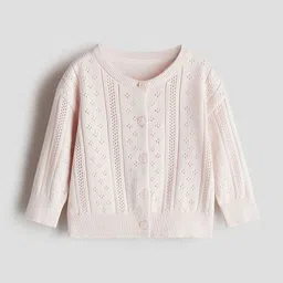 H&M Pattern-Knitted Cotton Cardigan-image-55