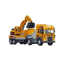 UKAXA Unbreakable Construction Bulldozer Long Crane Toy Excavator Truck With Light & Sound-15