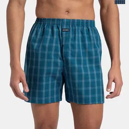 Jockey Men Checked Sports Shorts Technology-image-59