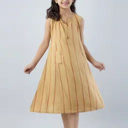 DMP FASHION Vertical Stripes Striped A-Line Top-picture-3