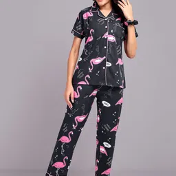 LEAF ORIGINALS Women Printed Night suit-image-89