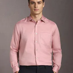Louis Philippe Long Sleeves Pure Cotton Formal Shirt-picture-14