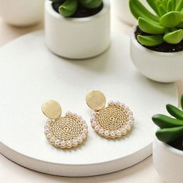 M55 Women Classic Gold Plated Hoop Earrings-8