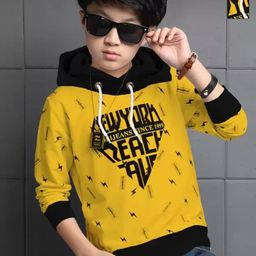ATLANS Boys Typography 2 Printed Hooded T-shirt-image-39