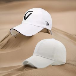 Embroidered, Solid, Self Design Sports/Regular Cap-image-50