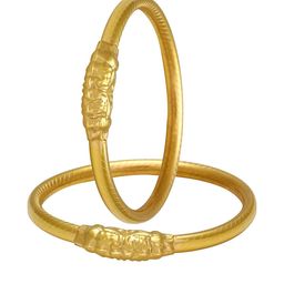 Missmister Brass Gold-plated Kada Bracelet-picture-34