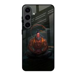 QRIOH Lord Hanuman Printed Samsung Galaxy S24 5G Silicone Back Case Mobile Accessories-image-84