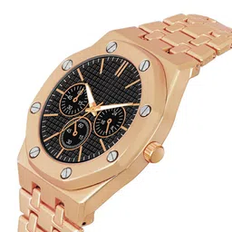 DOUBLERUN Men Dial & Bracelet Style Straps Analogue Multi Function Watch H05NAMT-13 image 2