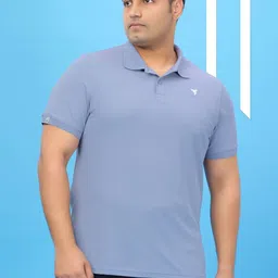 Technosport Men MATPIQ Polo Collar Antimicrobial Solid Plus Size Sports T-shirt-image-19