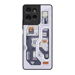 QRIOH Tech Savvy Printed Motorola G75 5G Impact Resistant Back Case-16