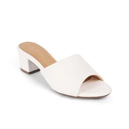 Tresmode Women Leather Block Heels Sandals-10