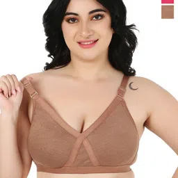 Designer Bugs Pack Of 2 Full Coverage T-shirt Bra-35
