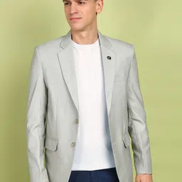 FUBAR Self Design Single-Breasted Cotton Casual Blazer-picture-58