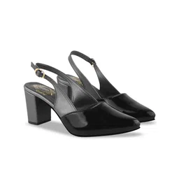 Shoetopia Girls Pointed Toe Block Heel Pumps-73
