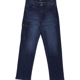Allen Solly Junior Boys Relaxed Fit Light Fade Jeans-picture-10