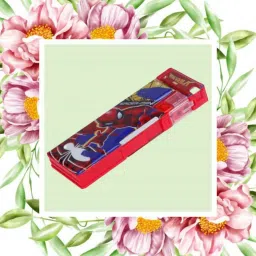 School Compaas Box Two Type Art Plastic Pencil Box-image-10