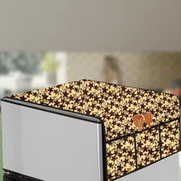 The Furnishing Tree Yellow Plastic Refrigerator Cover-image-93