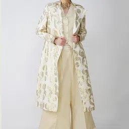KOVET Printed Top & Trousers With Shrug Co-Ords-picture-16