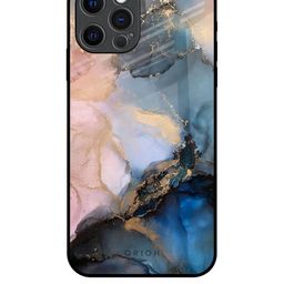 QRIOH Abstract Printed iPhone 12 Pro Back Case Mobile Accessories-image-52