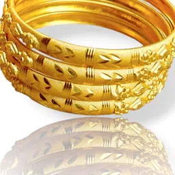 SGN fashion Gold Brass Bangles-picture-39