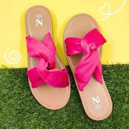 THE MADRAS TRUNK Women Colourblocked Open Toe Flats with Bows-image-11