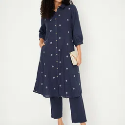 max Women Solid Printed Kurta with Trousers-picture-10