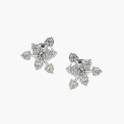 VALANOVA 14K White Gold 0.31 Ct Lab Grown Diamond Earrings-picture-20