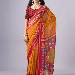 NIRMAL CREATION Ethnic Motifs Pure Cotton Saree-image-35