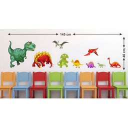 LANSTICK Red & Blue Wild Animals Wall Sticker-image-28