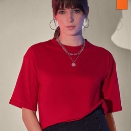 CORSICA Pack Of 2 Round Neck Short Sleeves Regular Fit T-Shirts-image-60