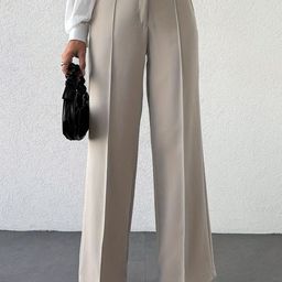 all about you Women Loose Fit High-Rise Bootcut Trousers-image-29