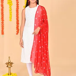 HELLA FASHIONS Printed Bandhani Dupatta-27