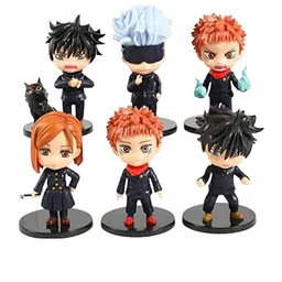 AUGEN Set Of 6 Jujutsu Kaisen Action Figure Limited Edition For Car-29