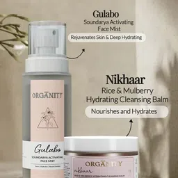 Organity Set Of 2 Gulabo Soundarya Activating Face Mist- 100 ml & Cleansing Balm- 50 g image 4