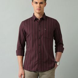 Arrow Sport Men Slim Fit Opaque Striped Casual Shirt-image-97