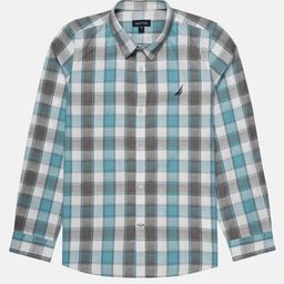 Nautica Boys Premium Checked Casual Shirt-image-13