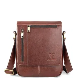 Goatter Textured Leather Sling Bag-45