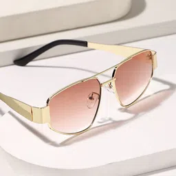 French Accent Men Shield Sunglasses with Polarised Lens-8