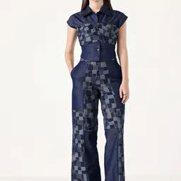 Muvazo Printed Top With Trouser Co-Ords-image-19