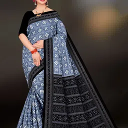TARENI Women Ethnic Motifs Printed Traditional Sambalpuri Saree-picture-16