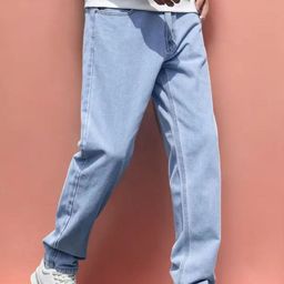 MaverIQ Men Classic Baggy Fit Denim Mid-Rise Stretchable Jeans-picture-22