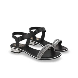Shoetopia Girls Embellished Party Kitten Sandals-22