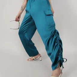 Campus Sutra Women Relaxed Easy Wash Trousers-picture-14