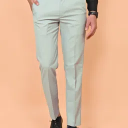 el cielo Men Tailored Slim Fit Pleated Trousers-image-68