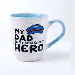 Archies White & Blue Printed Ceramic Matte Cups and Mugs-18