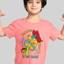 Kiddy Viddy Boys Printed Pockets T-shirt-image-94