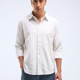 Flying Machine Men Opaque Striped Casual Shirt-picture-20