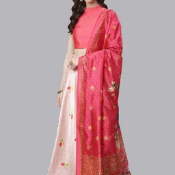 Kaizen TEXO FAB Digital Printed Semi-Stitched Lehenga & Unstitched Blouse With Dupatta-picture-1