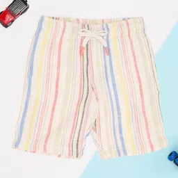 Pantaloons Junior Boys StripedAbove Knee Shorts-43