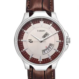TARIDO Men Printed Dial & Textured Straps Analogue Watch TD1923SL02-10